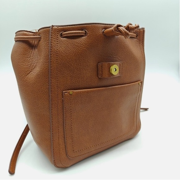 Women’s Style & Co Whipstitch Tortoise Shell Backpack Bag - Picture 6 of 7